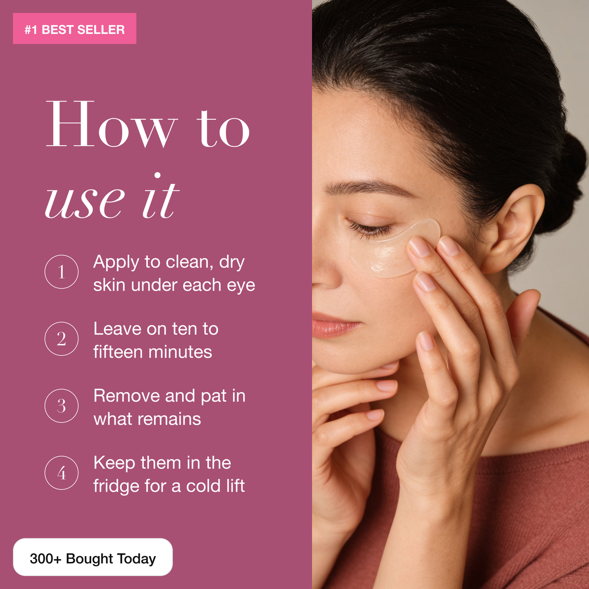 Under-Eye Lift Patches for Dark Circles & Puffiness