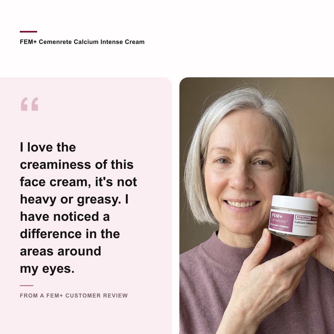 FEM+ Cemenrete Calcium Intense Cream, Firming Face Cream, 50 ml