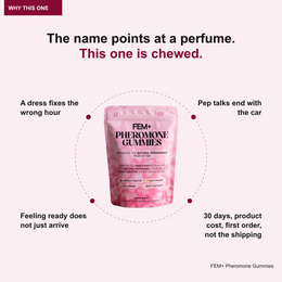 FEM+ Pheromone Gummies, Mixed Berry, 60 Gummies