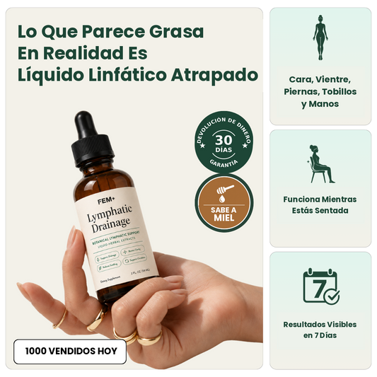 Gotas de Drenaje Linfático – Ayuda a Eliminar Líquidos Retenidos
