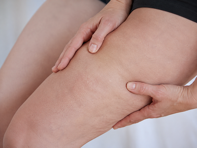 That dimpled, cottage cheese texture on your thighs won't go away no matter what you try.