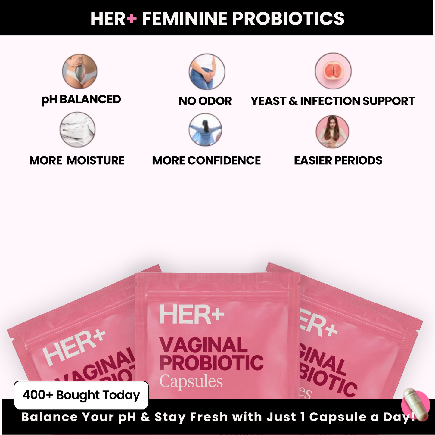 V-Probiotic for Healthy Odor & pH