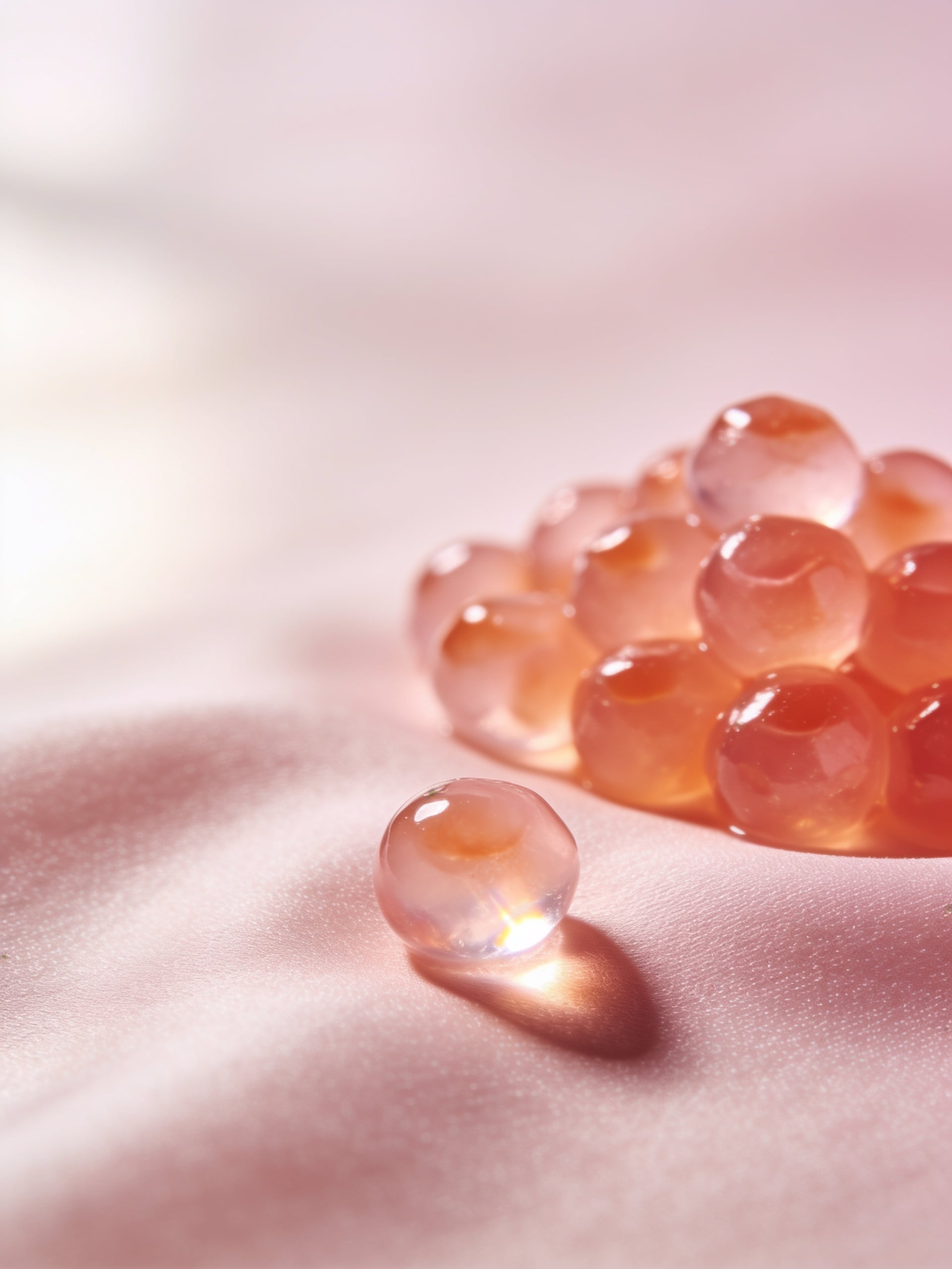 Salmon roe pearls, the source of PDRN